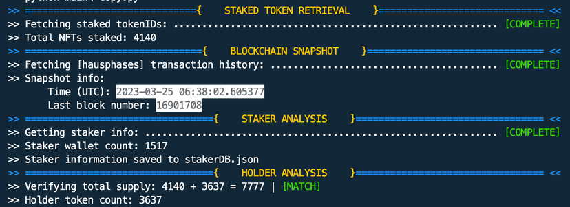 ERC-721 & ERC-1155 Snapshot Tool